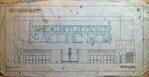 Ontwerp firmanaam (boven de erker, Singelzijde).
<br/>
Bouwdossier Singel 46/48, 1918